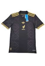 adidas AUTHENTIC Mexico National Team Gold Soccer Jersey JF2639 2025 Size Small 