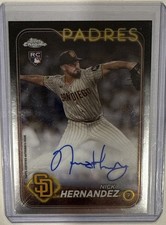 Nick Hernandez 2024 Topps Chrome RC Autograph RA-NH San Diego Padres