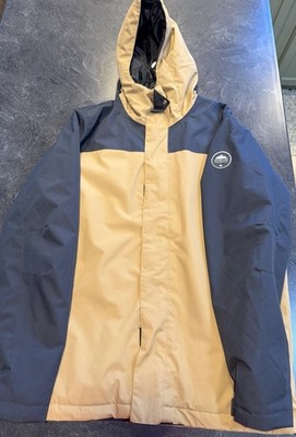 Quicksilver Dryflight 10k Men s XL Snowboard Ski Jacket  In Brown/Black
