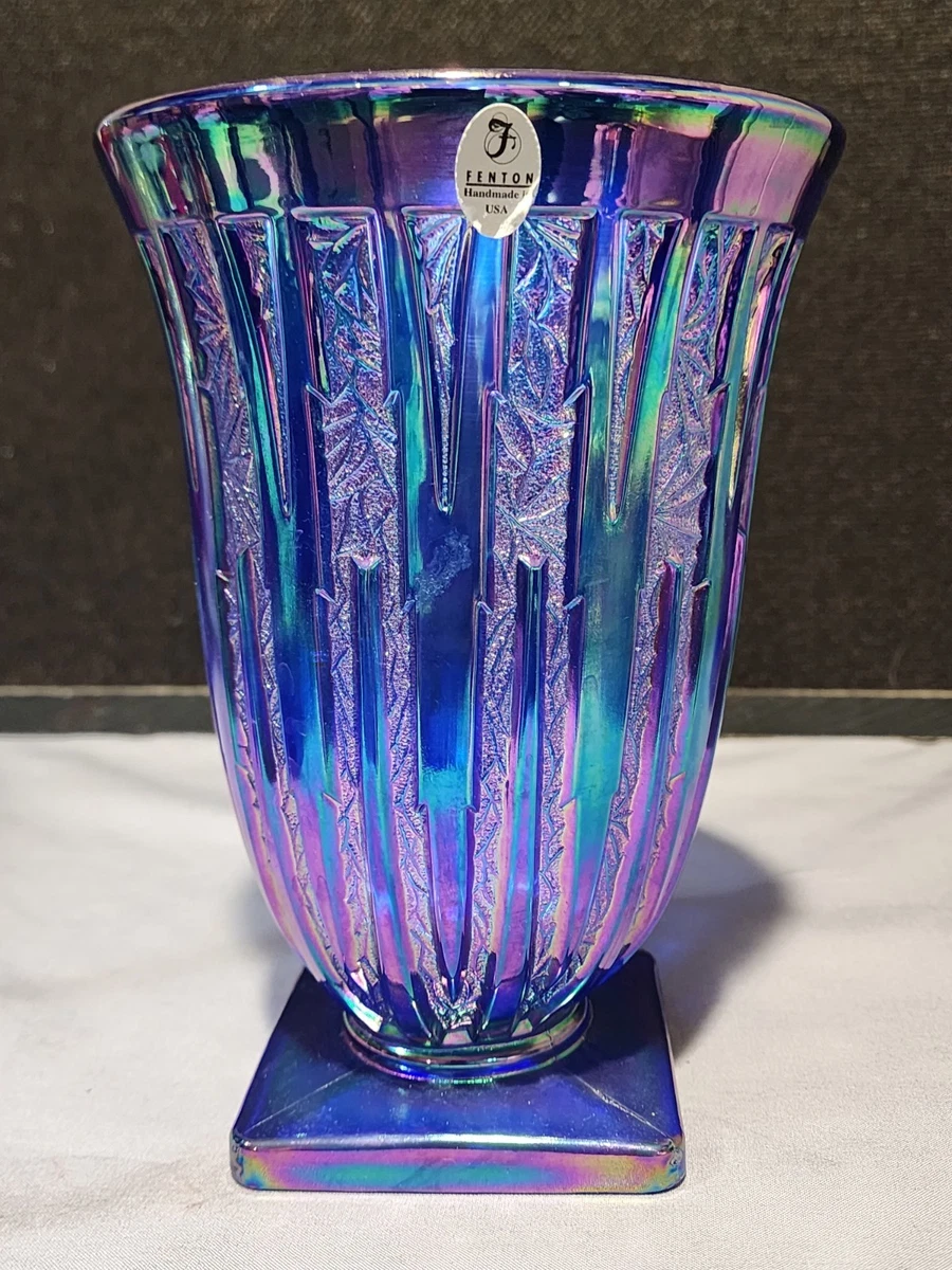 fenton blue carnival glass products for sale | eBay