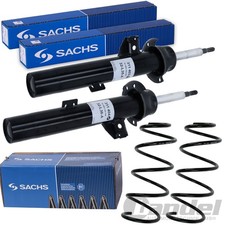 2x SACHS STOSSDÄMPFER+FAHRWERKSFEDER VORNE passend für BMW 3er E90 E91 E92 E93