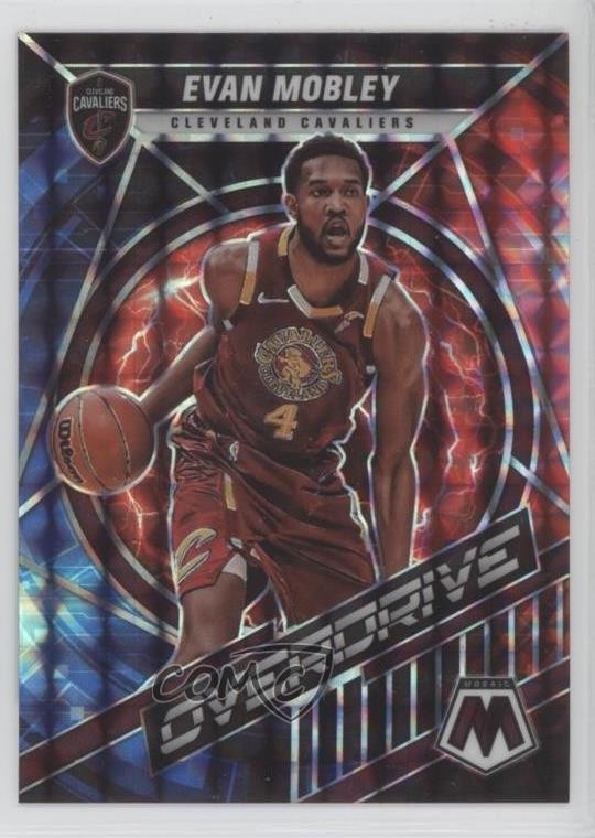 2021-22 Panini Mosaic Overdrive Evan Mobley #14 Rookie RC 17mc