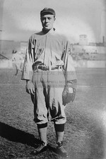 GEORGE J BURNS NEW YORK NL BASEBALL PORTRAIT 1911 4X6 POSTCARD PHOTO