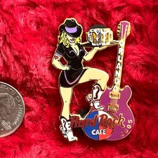 Hard Rock Cafe Pin Orlando cow girl, cowboy hat, boots Texas flag Beer Mug