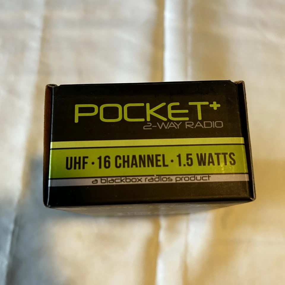 BLACKBOX POCKET PLUS + 16 Channel UHF Two Way Portable Radio Updated Version! - Image 2 of 4