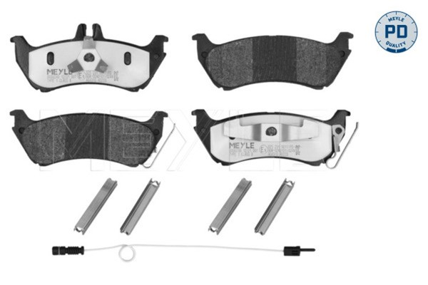 Bremsbelagsatz, Scheibenbremse MEYLE-PD: Advanced Performance A 025 231 9017/PD-image
