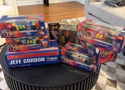 Jeff Gordon NASCAR Die Cast Car Model Lot Of 8 Winner's Circle New In Box