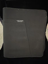 Five Star Binder 2” Zipper 3 Ring 4 Pocket Black