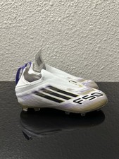 Adidas White F50 Elite Laceless Firm Ground C...
