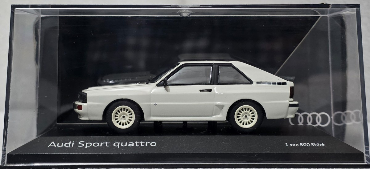 Audi Sport Quattro 1984 White 1:43 Minichamps A5-5785 Dealer Ed
