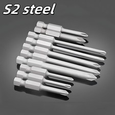 Screwdriver Magnetic Drill Bit Phillips PH00 PH0 PH1 PH2 1/4" Hex Shank Bits Set
