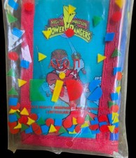 Vintage Avon Power Rangers Lenticular Hologram Wallet Red Sealed