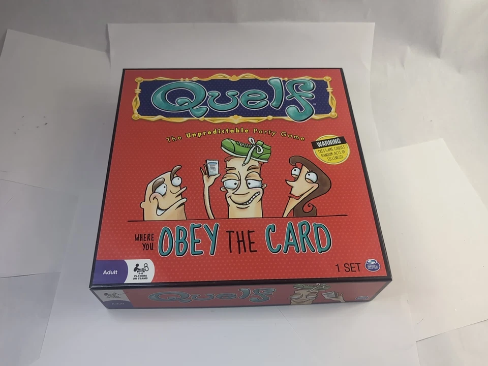Quelf Board Game The Unpredictable Random Party Game Spin Master 2010 Complete - Image 2 of 4
