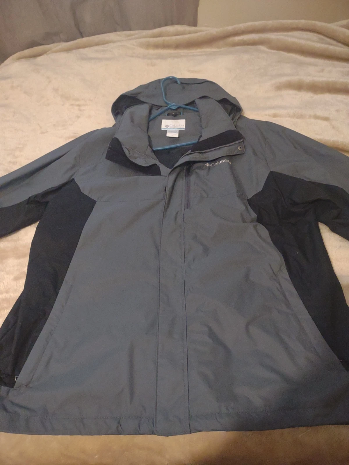 Columbia Interchange Mens Waterproof Hoody Full Zip Up Jacket Sz Xl