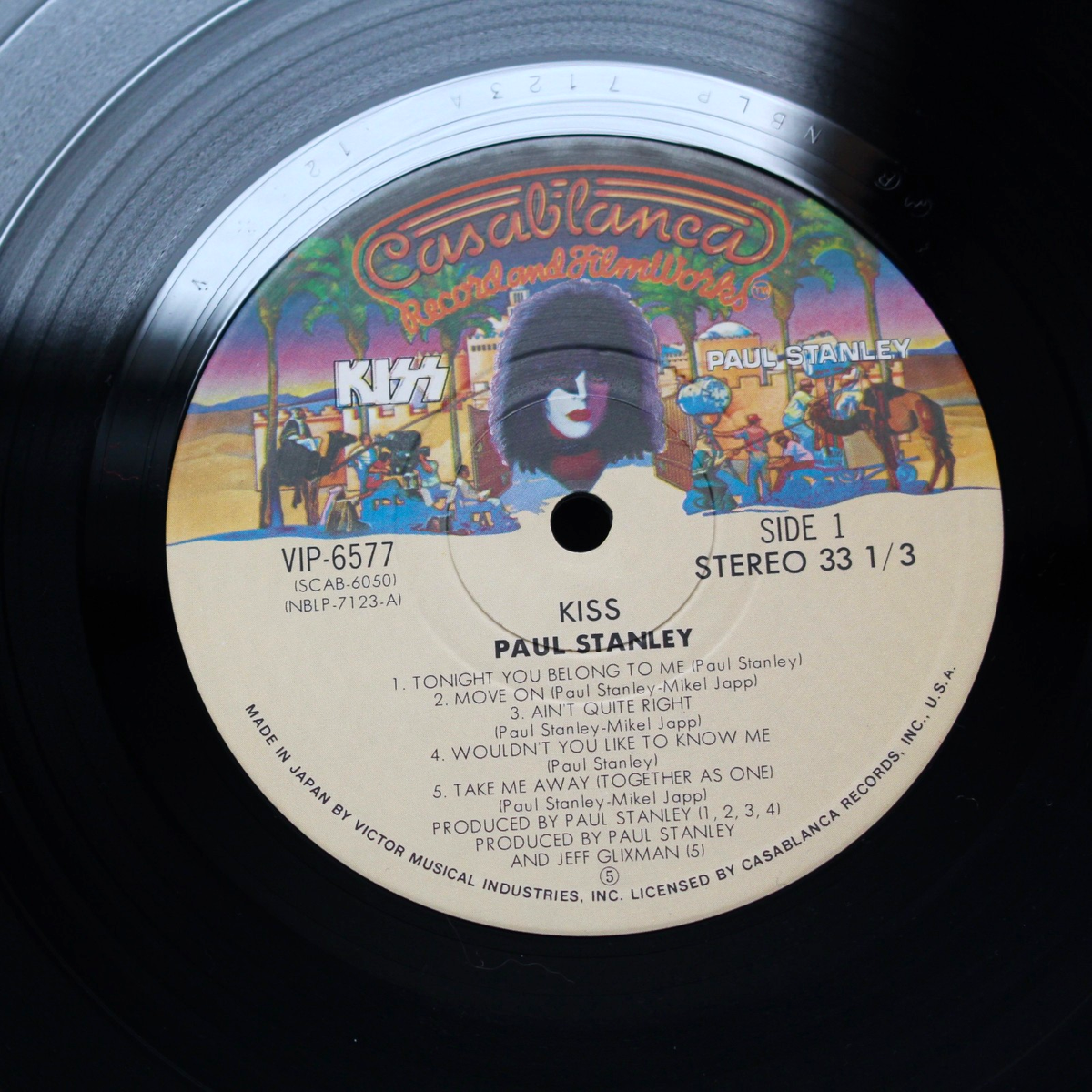 RARE ART 1978 ORIGINAL KISS PAUL STANLEY VINYL LP STAR CHILD NM