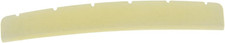 Curved 42Mm Unbleached Pure Bone Nut Guitar Slotted Bone Nut for Strat/Tele 42X3