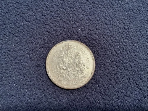 1963 Canadian Silver Half Dollar
