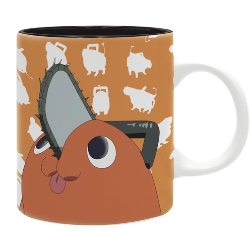 ABYSTYLE Chainsaw Man Pochita Mug - 320ml Ceramic, Microwave & Dishwasher Safe | Anime Merch Collectible