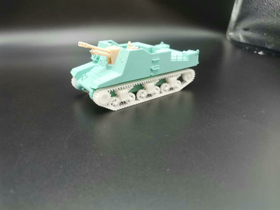 3D Printing 1/72 British Ram chassis ''Sexton'' MK1 tank Model Unpainted