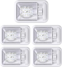 Leisure LED 5 Pack 12V Led RV Ceiling Dome Light RV Interior Lighting for Traile