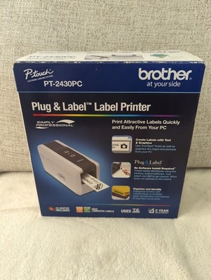 Brother PT-2430PC PC-Connectable Label Maker with Auto Cutter New