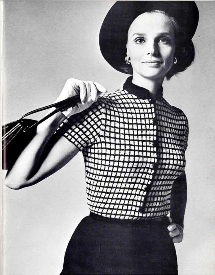 Knitting Pattern Book Joan Bennet Movie Star Fashions to Knit 1960's VTG Bernat - Image 3 of 4