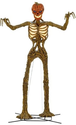 Home Accents 12-Foot Inferno Pumpkin Skeleton with LifeEyes