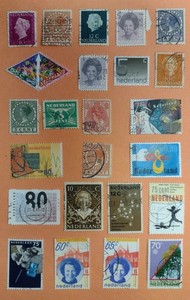 Netherlands 24 Used Stamps . all different (po103)