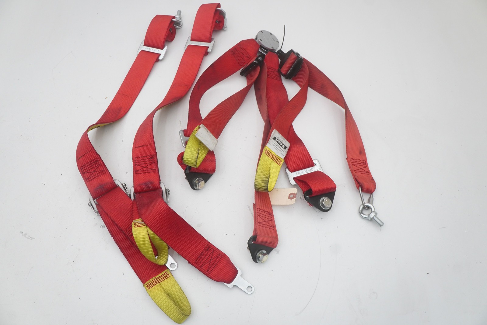 Ferrari 296 Challenge 2025 Front Left Seat belt Red