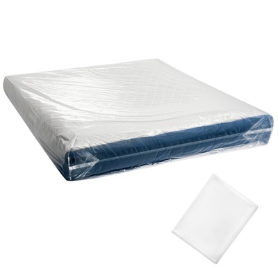 Uimoso Plastic Mattress Bag 2 PK Bed Cover for Storage (2 Mil & Queen Size)