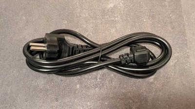   10x Stromkabel, Schuko Typ F - IEC C5, 10 Stück / 10 Kabel, Kaltgerätestecker