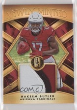 2019 Panini Gold Standard Newly Minted Memorabilia Prime 34/49 Hakeem Butler 3j2