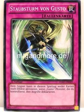 Yu-Gi-Oh 1x Staubsturm von Gusto - - - HA07 - - - Super Rare