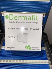 Molnlycke dermafit tubular Support Bandage. size C 1x 10m roll. 32.8’ 10.9 yards