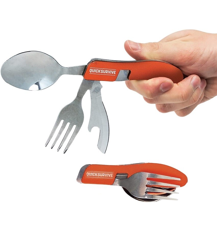 Hobo pocket knife Utility Utensil Camping Set Free Shipping