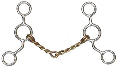 Showman Stainless Steel Junior Cowhorse Bit w/ 5'' Mouth