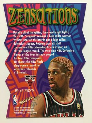1997-98 Skybox Z-Force Zensations - Dennis Rodman - Chicago