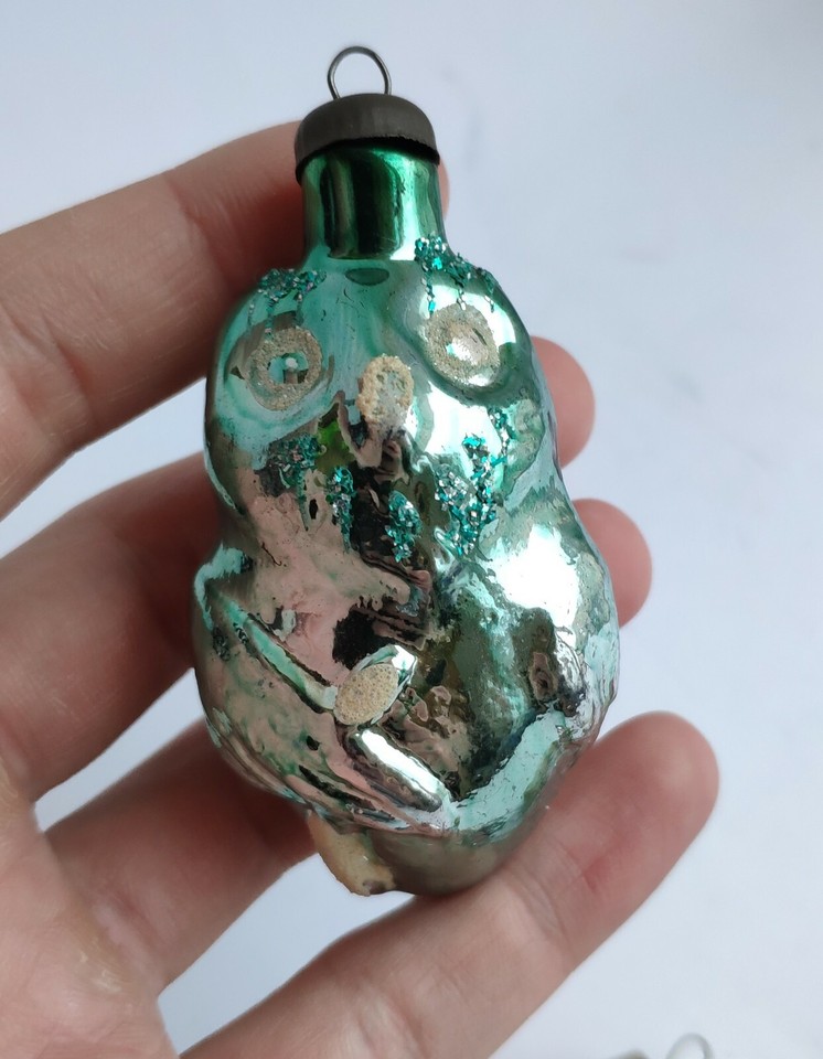 Antique Vintage Glass Russian USSR Christmas Ornament Decoration eBay