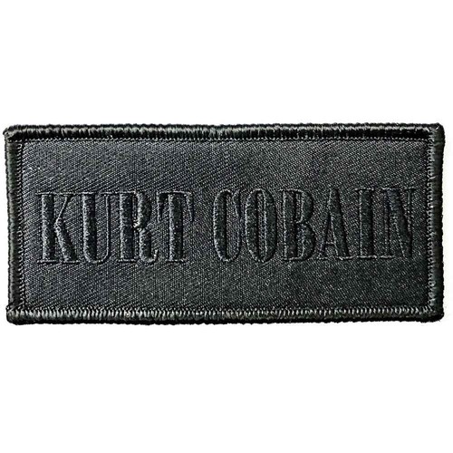 KURT COBAIN NIRVANA NAME LOGO WOVEN SEW ON PATCH OFFICIALLY LICENSED - Imagen 2 de 7