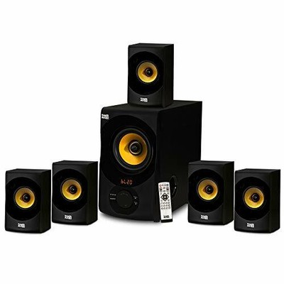 Acoustic Audio Aa5170 Home Theater 5.1 Bluetooth Speaker System 700W With Powered Sub (849155021450)