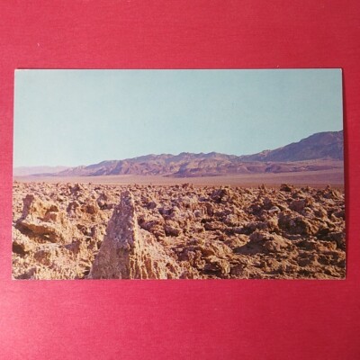 California Postcard Death Valley Devil's Golf Course Salt Formation | eBay