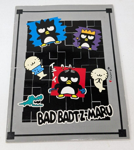 Vintage Sanrio Badtz Maru Notebook Memo Pad Journal Book 90s 1990s