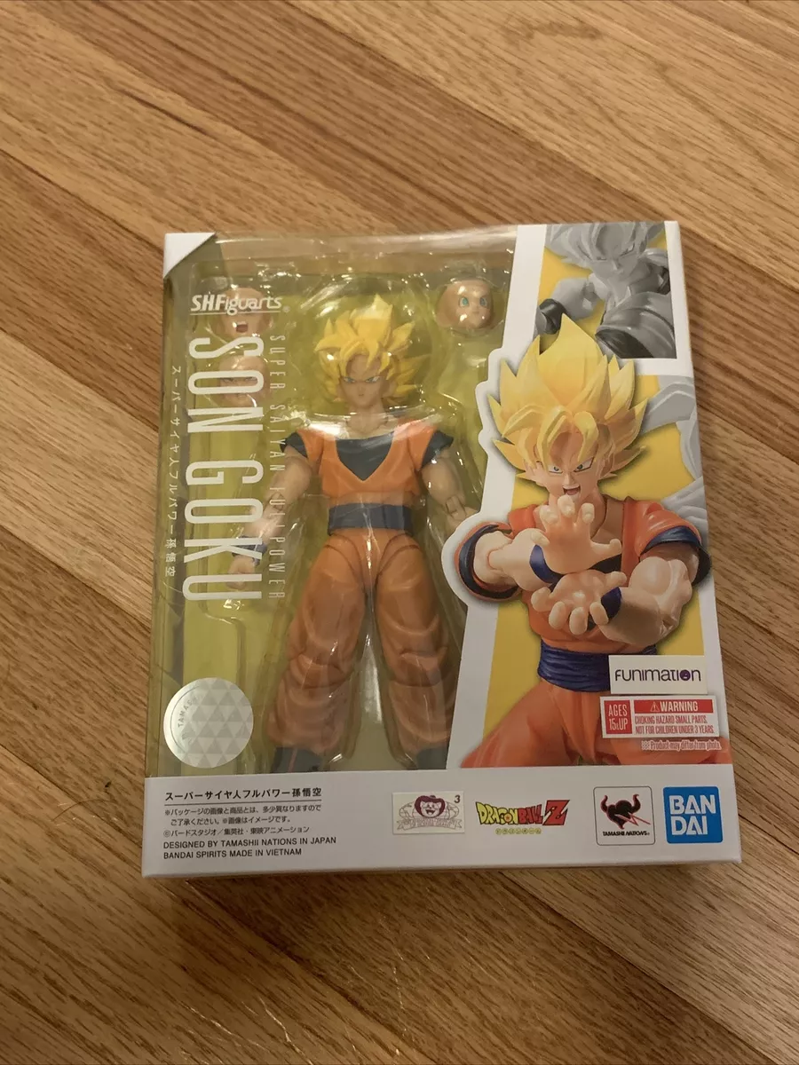 Bandai Original Dragon Ball Z Super Saiyan Full Power Son Goku