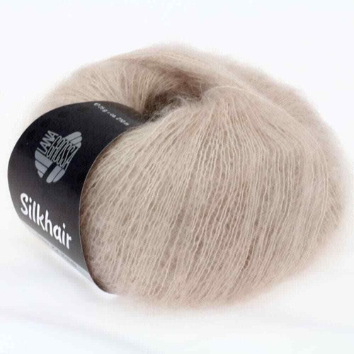 LANA GROSSA SILKHAIR Strickgarn Wolle (196 - Graublau) - Bild 4 von 5