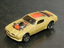 Pontiac Firebird 1970 Hot wheels car Super charger Malaysia 2007 Mattel racing