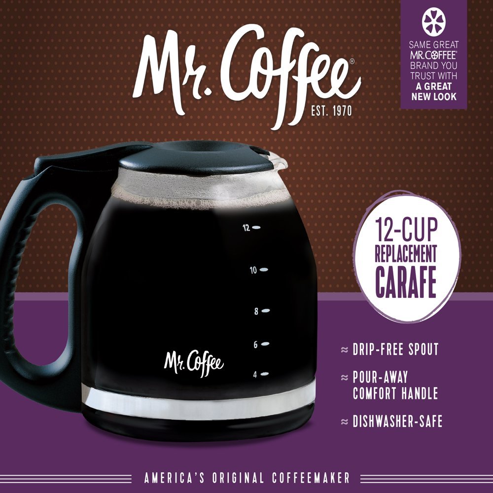 Mr. Coffee 12 Cup Glass Replacement Coffee Carafe eBay