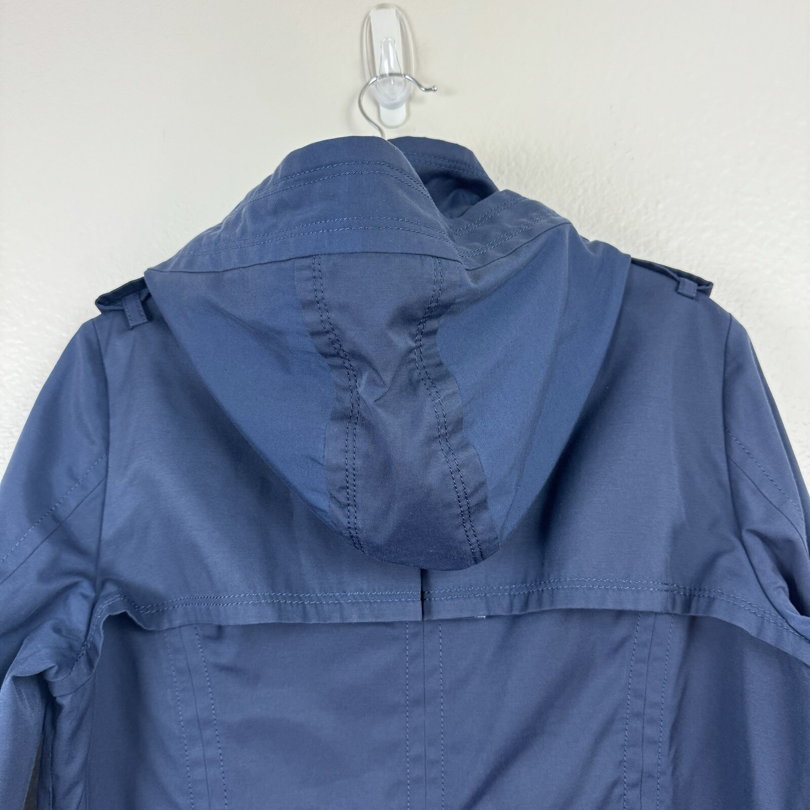 Kristen Blake Mid Length Button Down Jacket Remov… - image 11