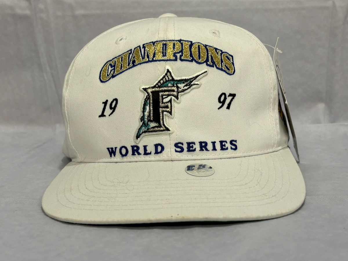 Casquette Florida Marlins World Series 1997 - Logo 7 - Taille Ajustable Snapback