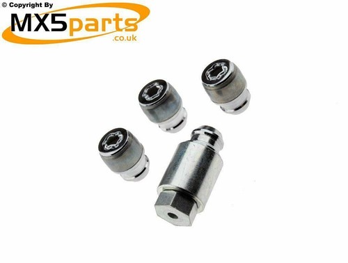 MX5 Locking Wheel Nuts Set Genuine Mazda McGuard Fits All MX-5 Models ...