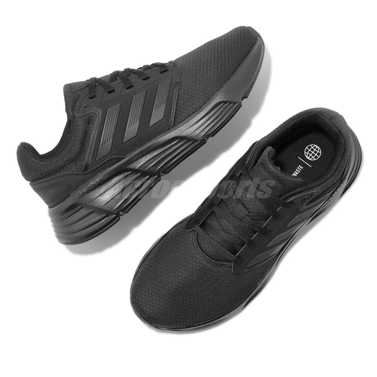 adidas Galaxy 6 Triple Black Men Running Sports Shoes